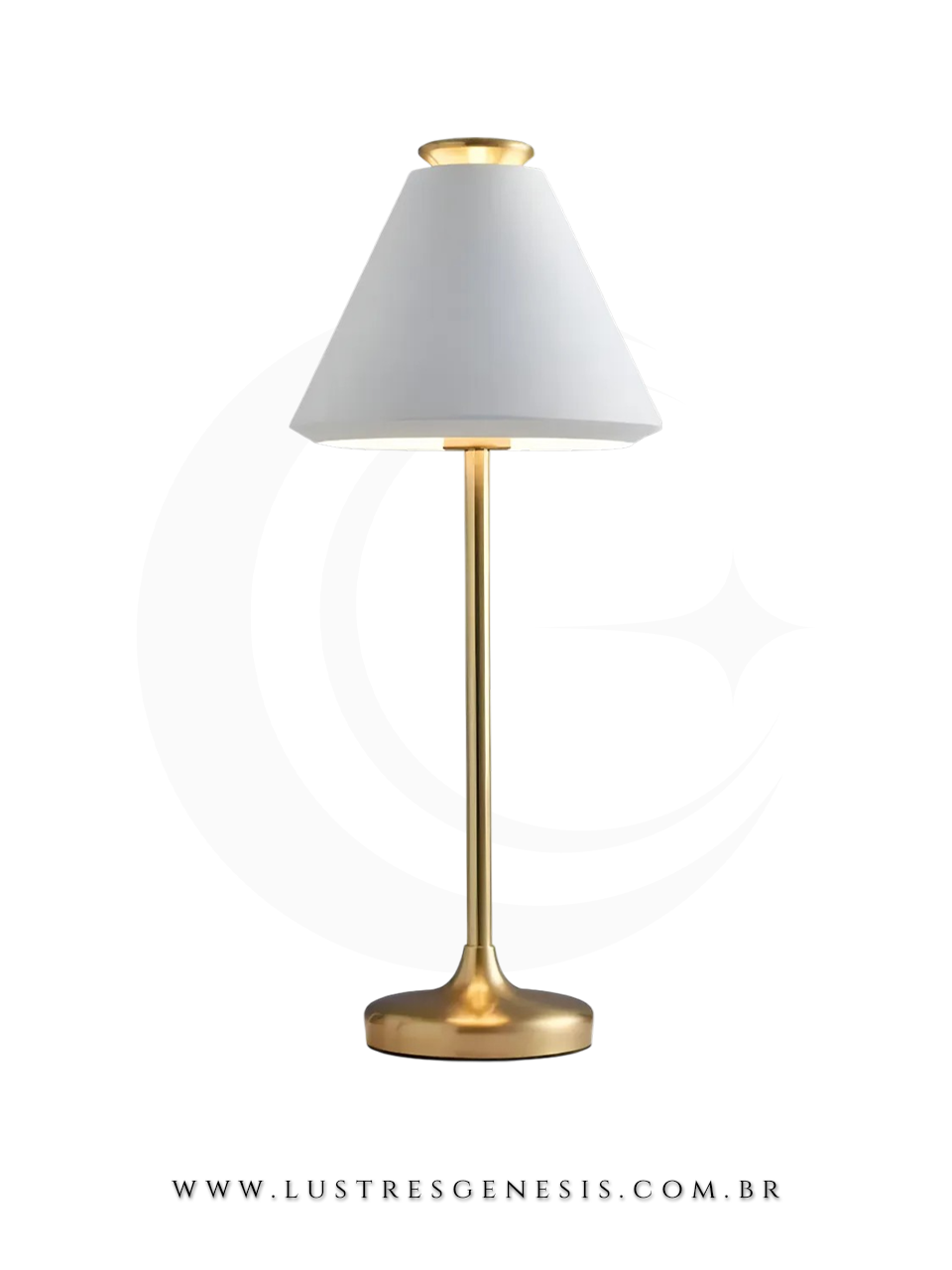 Abajur Elegante Piccolo MV003W Bella para Escrit&oacute;rio